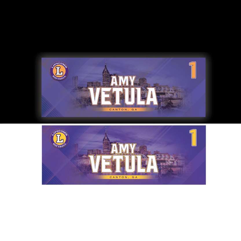 Back-Lit Locker Plate