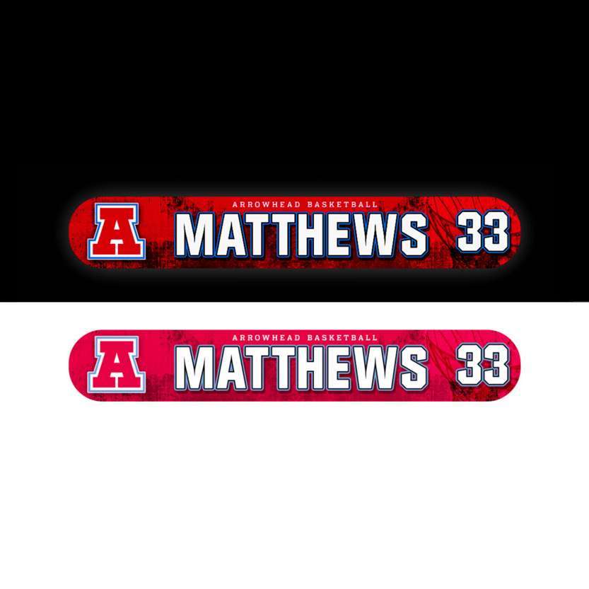 Back-Lit Locker Plate